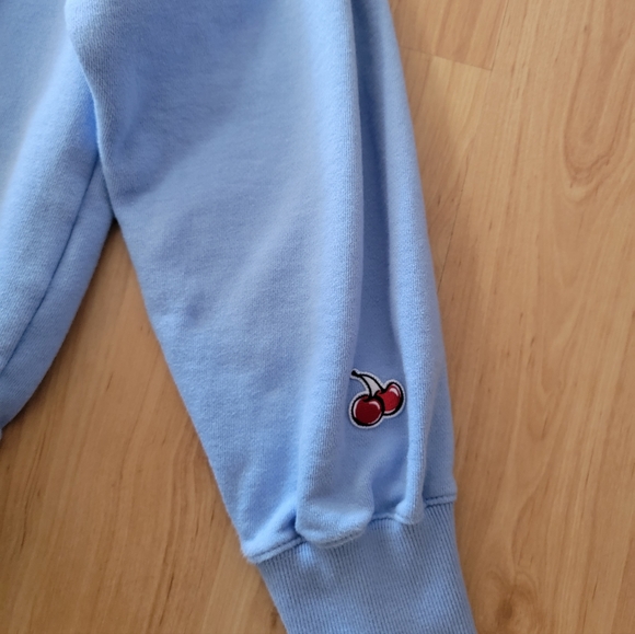 KIRSH Small Cherry Sweatshirt Blue - Picture 4 of 11